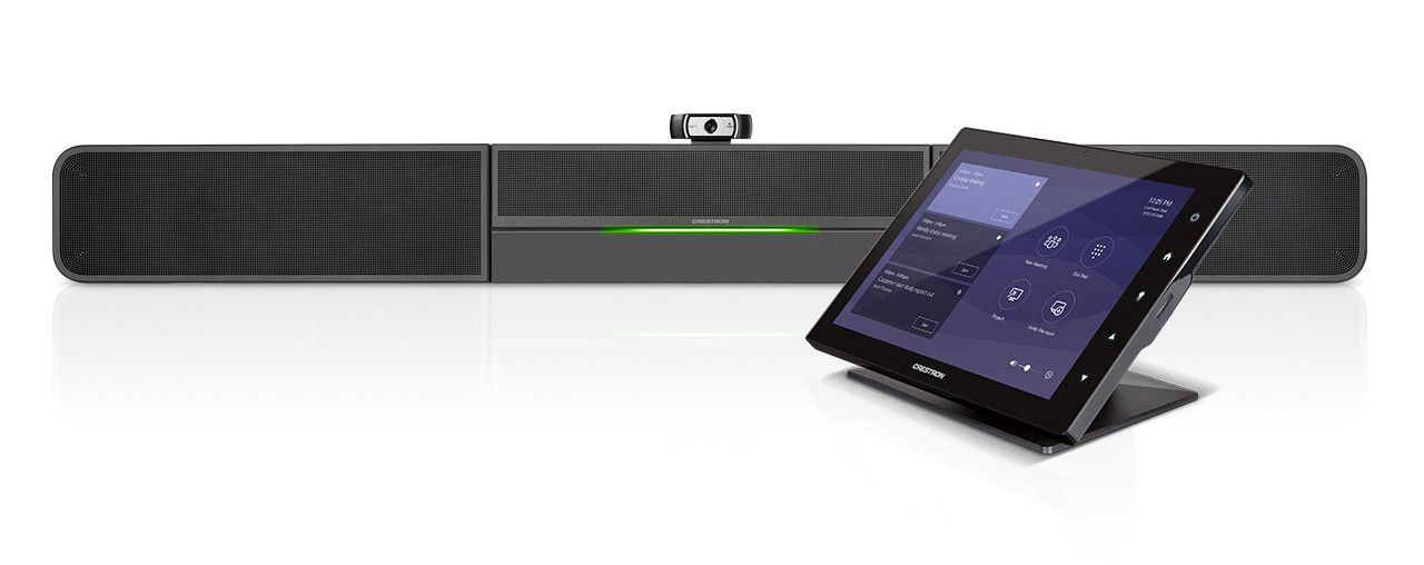 crestron soundbar with camera