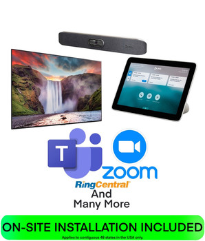 Poly Huddle Room COMPLETE SOLUTION for Teams, Zoom, BYOD, SIP, and H.323