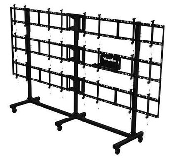 SmartMount® Portable Video Wall Cart 4x3 Configuration for 46" to 55" Displays, DS-C555-4X3