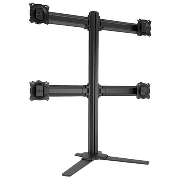 NEC MultiSync EX241UN 2x2 Video Matrix Bundle with Freestanding Desktop Stand