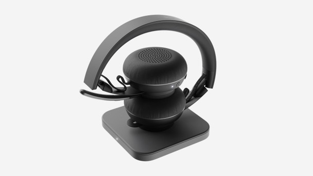 Logitech Zone Wireless Headset - Stereo - Wireless - Bluetooth - Over-the-head - Microsoft Teams Certified