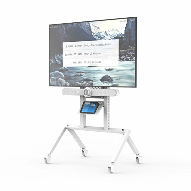 Logitech Rally Bar Cart Complete Solution for Microsoft Teams, Zoom, or BYOD
