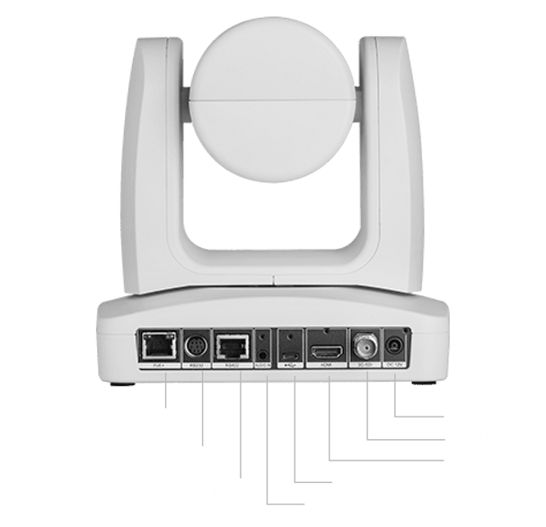 AVer PTZ330W Professional Live Streaming PTZ Camera (White)