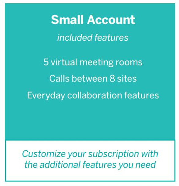 Lifesize Cloud Small Account 1-Year Software Subscription