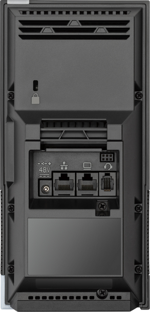 CCX 500 Business Media Phone without handset. Microsoft Teams/SFB. PoE. Ships without power supply. Made in TAA Compliant Country.