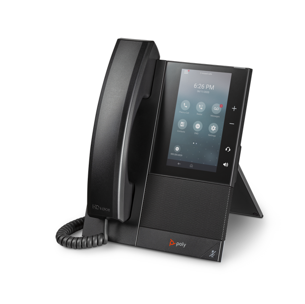 CCX 500 Business Media Phone. Open SIP. PoE. Ships without power supply. Made in TAA Compliant Country.