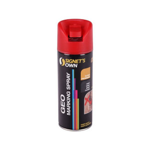 Vertical Geo Spray - Red
