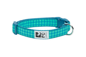 Clip Collar - Green Gingham 137