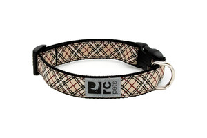 Clip Collar - Tan Tartan 069