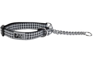 Training Collar - Black Gingham 354