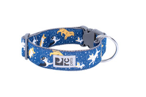 Wide Clip Collar - Space Dogs 128