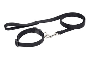 Bakoda Collar & Leash Set - Black 001