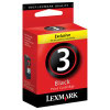 LEXMARK #3 BLACK INK CARTRIDGE