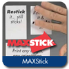 MAXSTICK, CONSUMABLES, MAXSTICK2GO 55G CENTER ADHESIVE STICKY PAPER, DIRECT THERMAL, 2.25" X 160', 1" CORE, 2.75" OD, 24 ROLLS PER CASE, PRICED PER ROLL