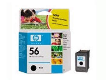 HP #56 Black Cartridge, C6656AN