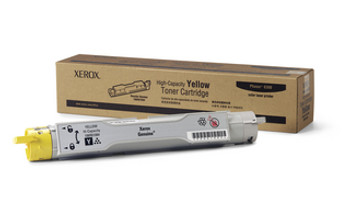 Xerox Phaser 6300 High Capacity Yellow Toner. Phaser 6300 Only