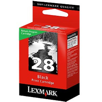 LEXMARK #28 BLACK INK RETURN CARTRIDGE