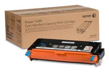Xerox Cyan Standard Capacity Print Cartridge, Phaser 6280. 2200PG Yeild