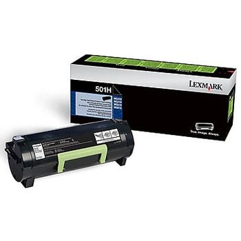 Lexmark 501H Black Return Program Toner Cartridge, High Yield (50F1H00) 