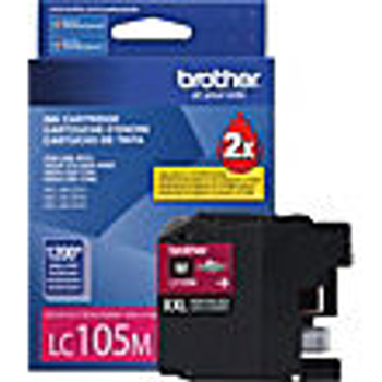 Brother LC105 Magenta Ink Cartridge, Extra High-Yield