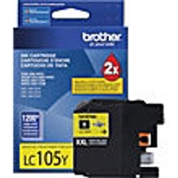 Brother LC105 Colour Ink Cartridges, Super High-Yield, Combo Pack