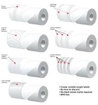 MAXSTICK, CONSUMABLES, MAXSTICK PLUS 80G DIAMOND ADHESIVE STICKY PAPER, DIRECT THERMAL, 3.125" X 170', 1" CORE, 3.25" OD, 32 ROLLS PER CASE, PRICED PER CASE