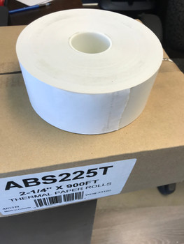 2-1/4" 6" ( 900 FT) , 11/16" O.D Core, THERMAL PAPER ROLLS (4/CTN) (ABS225T)