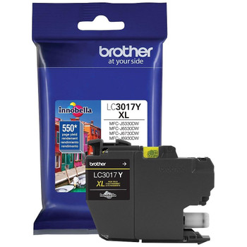 Brother LC3017 Yellow Ink Cartridge, High Yield (LC3017YS) (LC3017YS)