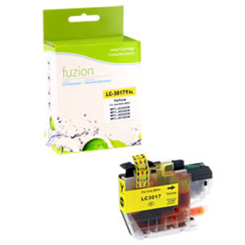 Brother LC3017 Yellow Compatible Ink Cartridge, High Yield (LC3017YS) 