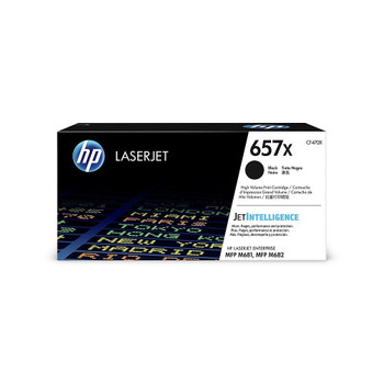 HP 657X (CF470X) Black High Yield Original LaserJet Toner Cartridge (CF470X)