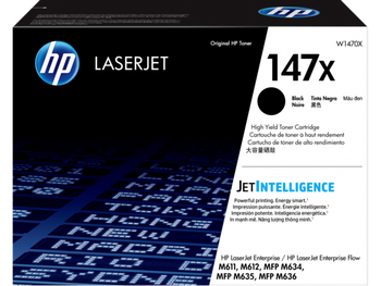 HP 147X High-Yield Black Toner Cartridge, W1470X