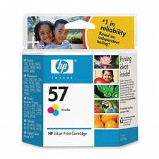 HP57 TRICOLOR Ink Jet Cartridge, #57 (C6657AN#140 )