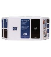 DESIGNJET 1000 #80 350ML, BLACK INK CART. VALUE PACK