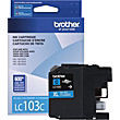 Brother LC101/LC103 Cyan High Capacity Compatible Inkjet Cartridge