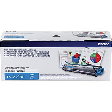 Brother TN-225M High Capacity Cyan Toner Cartridge