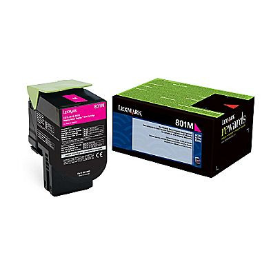 Lexmark™ 80C10M0 Magenta 1K Return Program Toner Cartridge