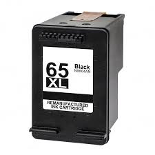 COMPATIBLE BLACK INKJET CARTRIDGE FITS PRINTERS USING HP 65XL, (N9K04AN#140)
