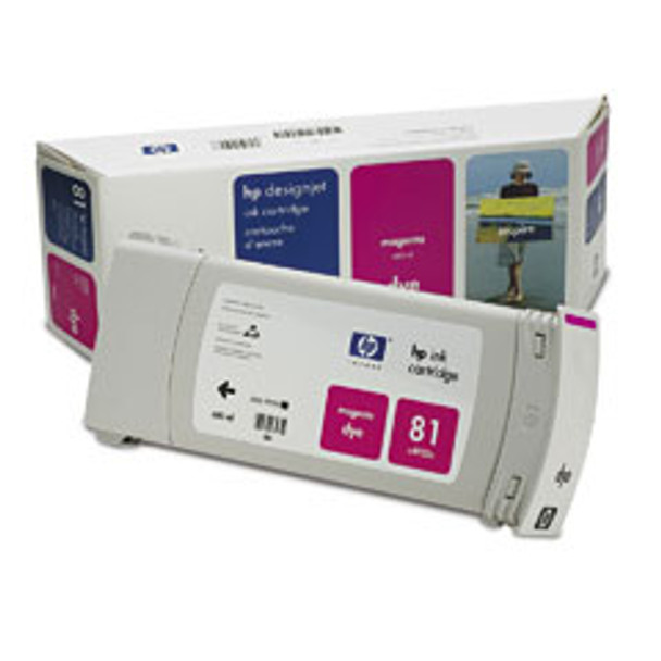 DESIGNJET 5000 SERIES, NO:81 DYE MAGENTA INK CARTRIDGE