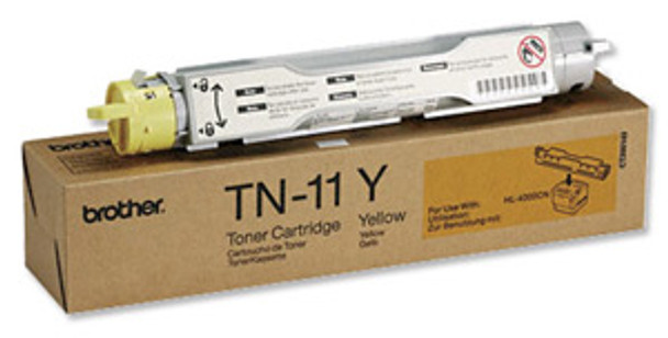 BROTHER TN-11Y HL4000CN YELLOW TONER 6K PAGE YIELD