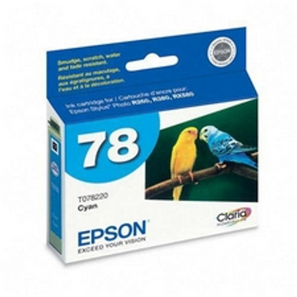 EPSON T078220 CYAN INKJET CARTRIDGE #78