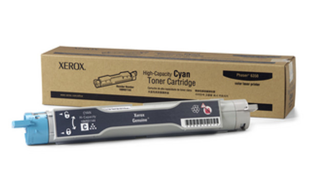 Xerox Phaser 6350 High Capacity Cyan Toner Cartridge