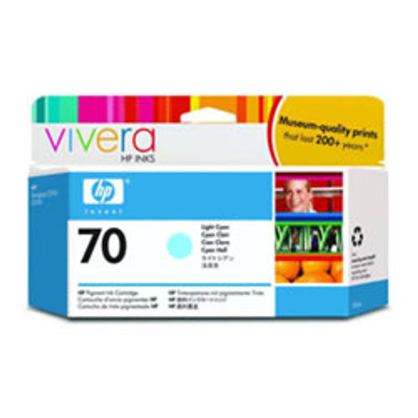 #70 LIGHT CYAN 130 ML INK CARTRIDGE