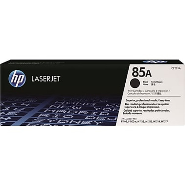 HP 85A (CE285A) Black Original LaserJet Toner Cartridge (CE285A)