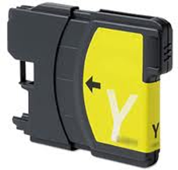 Brother LC61/LC65 Yellow Compatible High Capacity Inkjet Cartridge