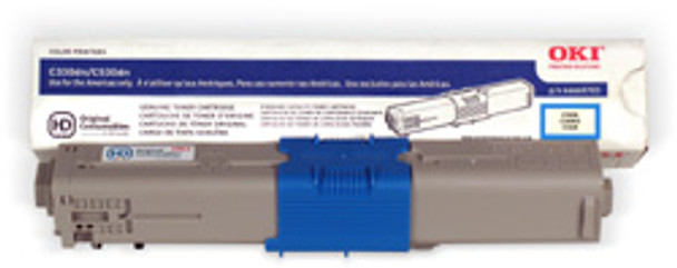 Okidata C330/530/MC361/MC561 Cyan Toner Cartridge, Type C17 (3k)