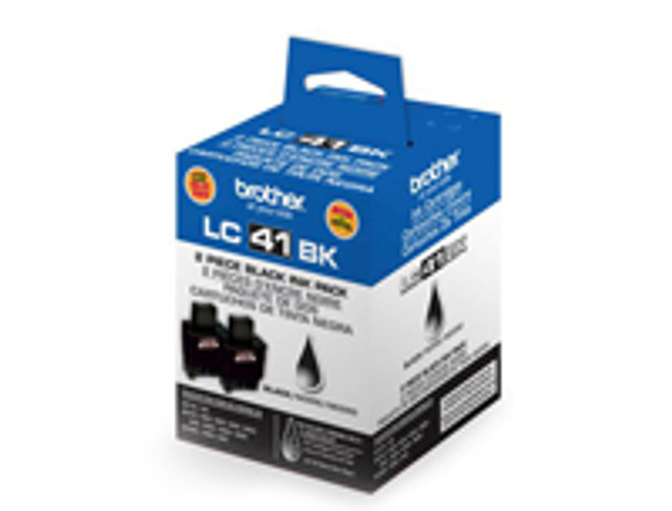 BROTHER LC41 BLACK TWIN PACK