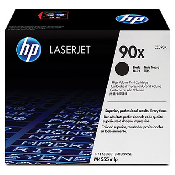 HP 90X Black LaserJet Toner Cartridge (CE390X)