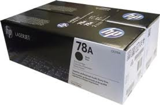 HP Dual pack black toner for LaserJet pro p1606 printer series (CE278)