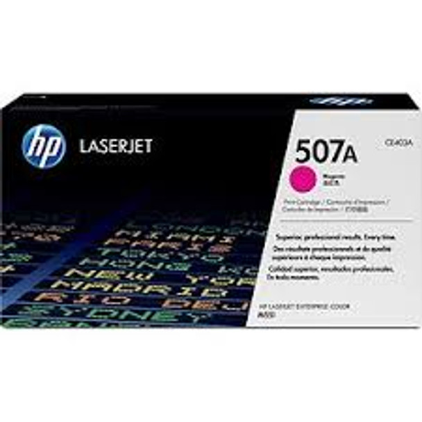 HP 507A Magenta toner cartridge for LaserJet 500 color M551 series printers