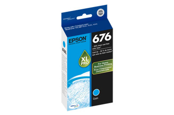 Epson T676XL Cyan Inkjet Cartridge